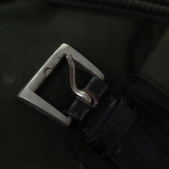 PRADA Backpack Nylon Khaki Auth bs16382 - Picture 9 of 16